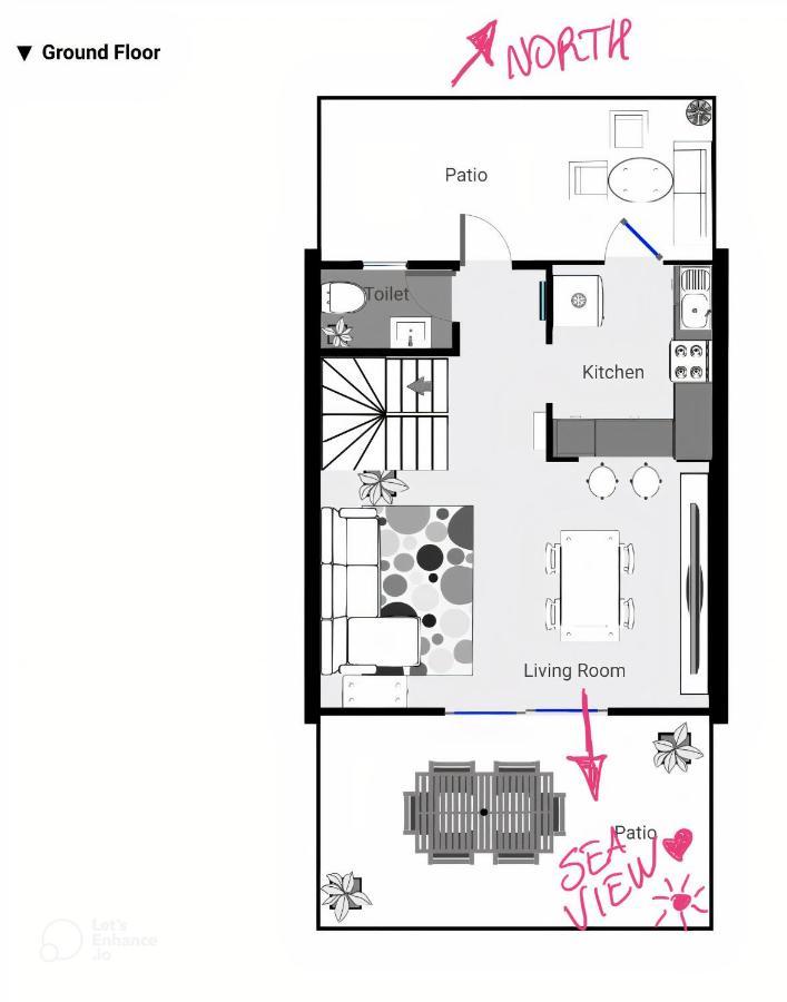 Domek Villa A 100Mt Dalla Spiaggia Капотера Екстериор снимка
